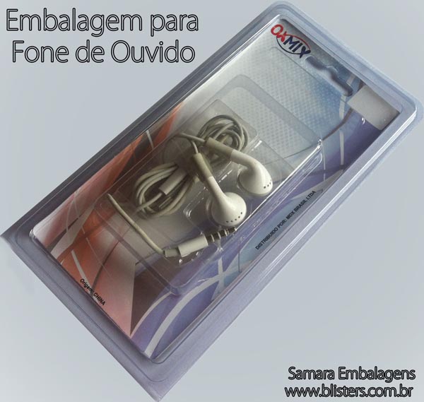 Embalagem para Fone de Ouvido